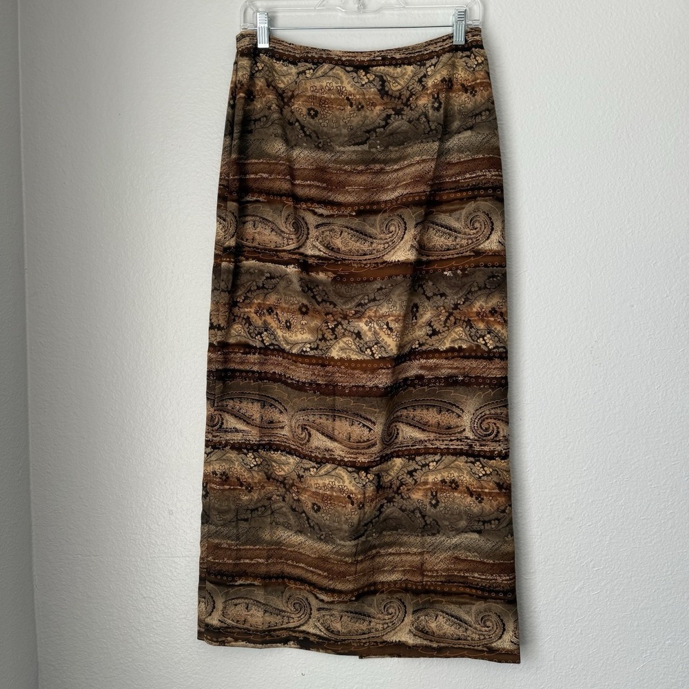 Vintage AGB Byer Paisleyl Maxi Skirt small Fairy Grunge Goblin Western Festival